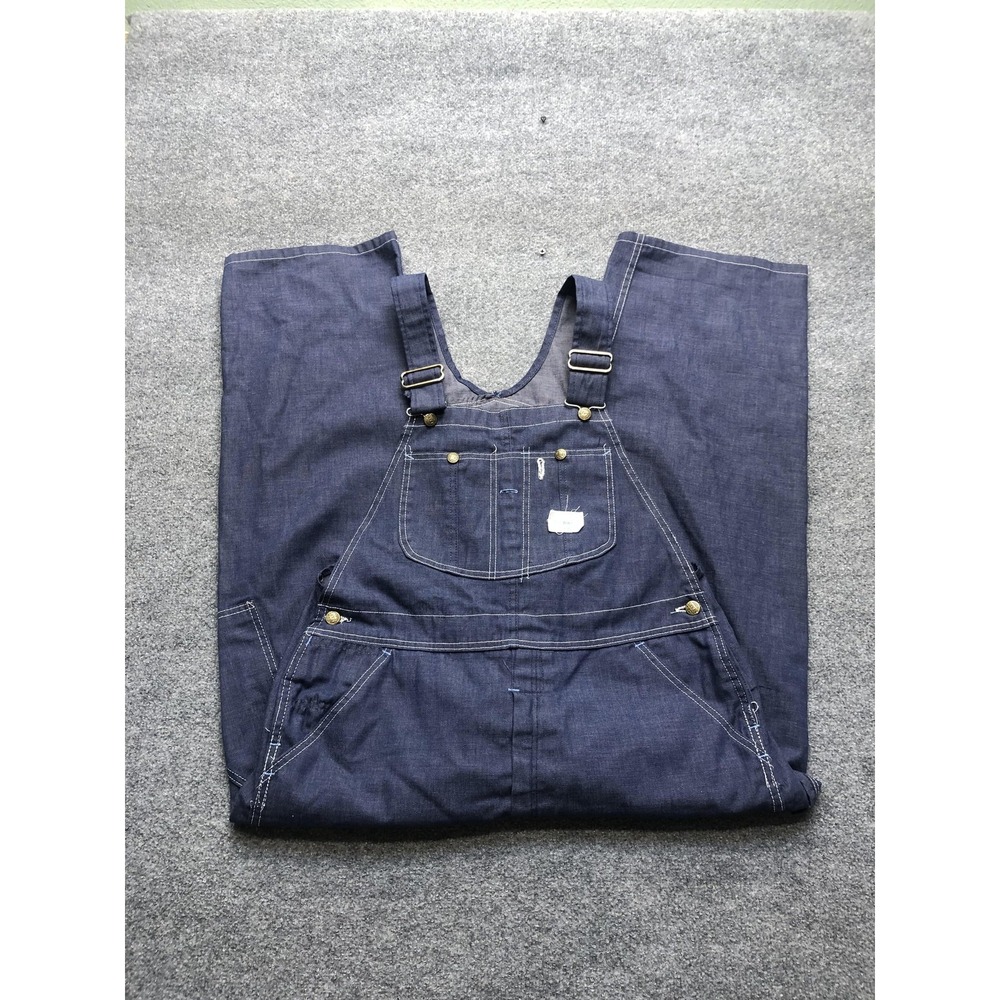 Vintage Sears Tradewear Overalls Mens Denim Bib Workwear Carpenter Union Made
